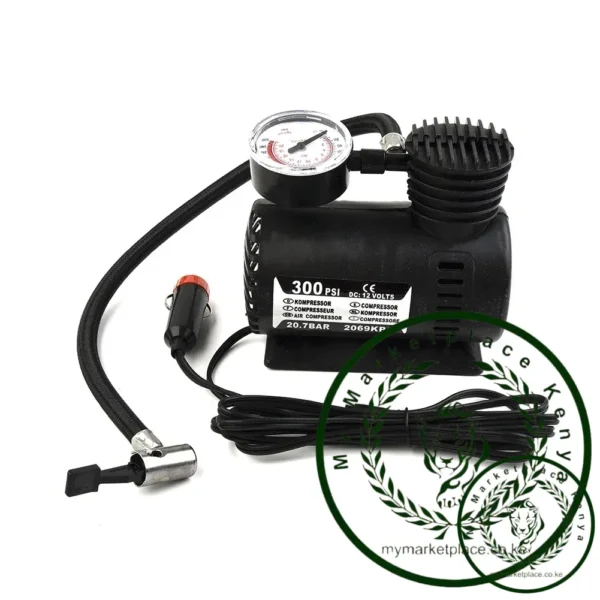 12V Air Pump Electric Inflator 300 PSI Compressor Portable 12V Mini Electric Kit Mini Car Tire Inflator Repair Tool - Image 2