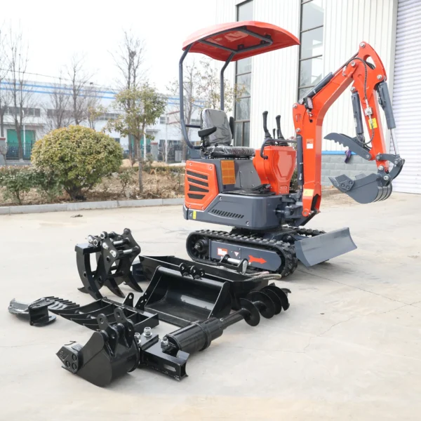 Free Shipping New Farm Mini Excavator 1Ton,1.6 Ton,2Ton,Multifunctional Micro Excavator Mini Digger New Bagger Custom - Image 5