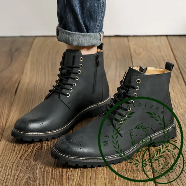 Leather Shoes Formal Personality Design Tenis Men De Hombre Moccasins Tenis Caballero Designer sneakers Fashion Dress - Image 6