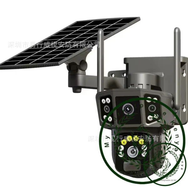 V380PRO Solar Powered 4G Outdoor Waterproof Dome Camera High Definition Surveillance No Wiring Required Mobile Remote Viewing Pr - Image 3