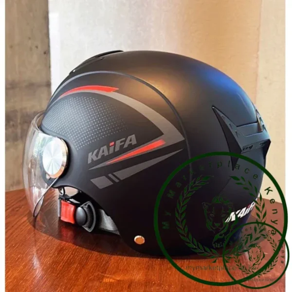 Motorcycle Helmets for Man Woman Lightweight Half Helmet HD Sunscreen Lens Ventilation Summer Certified Safety Cap - Image 2