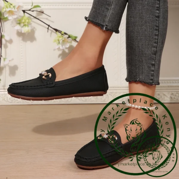Women Flats Solid Color Mesh Shallow Shoes for Women Bottom Knit Loafers Ballet Casual Slip on Sneakers Women Zapatos De Mujer - Image 5