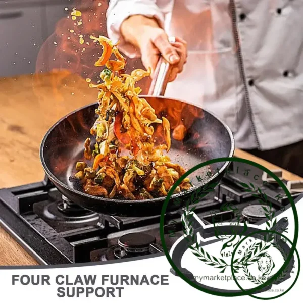 Wok Ring For Electric Stove Cast Iron Wok Pan Holder Four Claws Milk Pot Holder For Kitchens Restaurants Cookware Accessories - Image 2