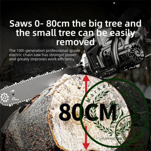 16 Inch Electric Chain Saws Outdoor Woodworking Cutting Wood Plug-in Electric Saws For Household Use Small Handheld Logging Saws - Image 3