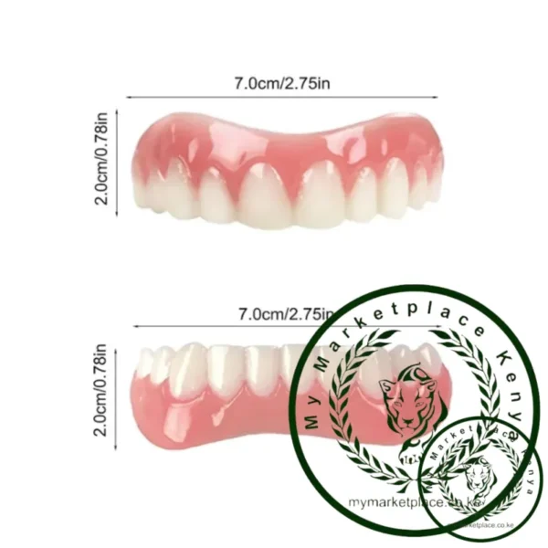 The Fourth Generation of Denture Stickers, Silicone Simulation Teeth Braces, Whitening Teeth Stickers, Smiling Dentures - Image 3