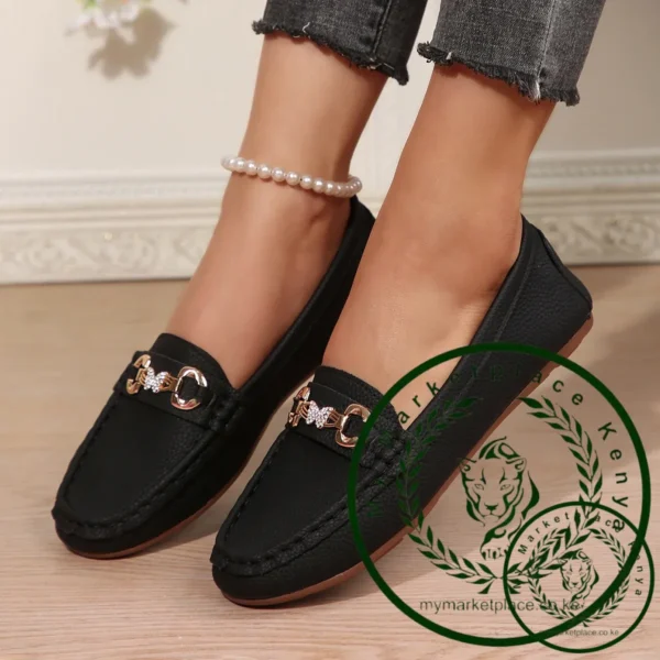 Women Flats Solid Color Mesh Shallow Shoes for Women Bottom Knit Loafers Ballet Casual Slip on Sneakers Women Zapatos De Mujer - Image 6