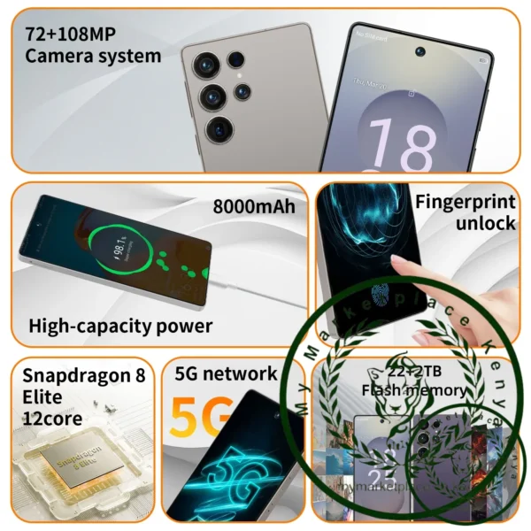 2025 High Quality For S25 Ultra 7.3 Inch LCD Smartphone Display Touch Screen Moblie Phones AMOLED Display Panel Dynamic - Image 4