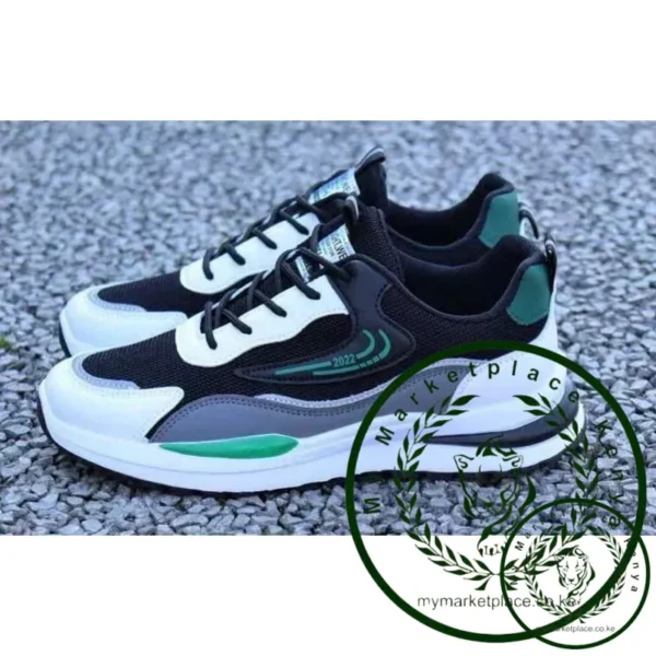 Autumn new men's sports shoes breathable mesh shoes large men's shoes mesh surface comfortable men's shoes - Image 3