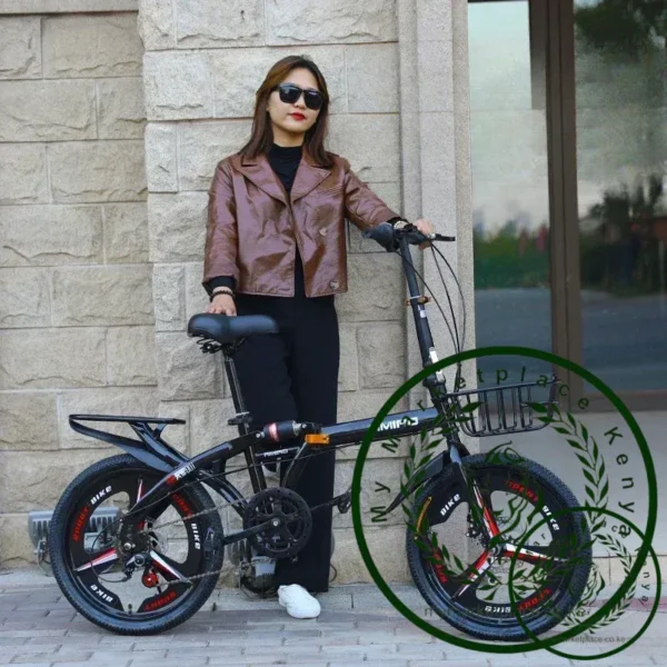 20 Inch Adult Folding Bicycle Small Home Mobility Bicycle Children Variable Speed Bicycle