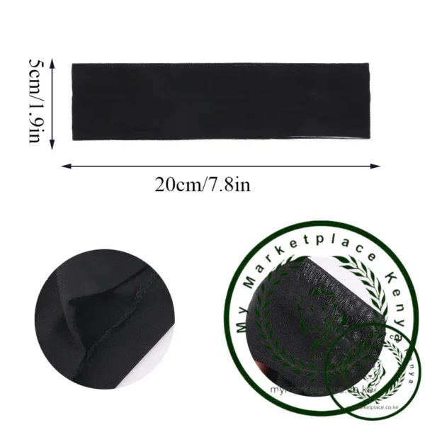 Summer Sports Headbands For Women Fitness Run Yoga Bandanas Solid Color Elastic Hair Bands Stretch Makeup Hair Accessories 2023 - Image 3