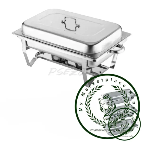 Silver Stainless Steel Buffet Stove Alcohol Heating Hotel Restaurant Banquet Insulated Hot Pot Multi-purpose Serving Plate - Image 6