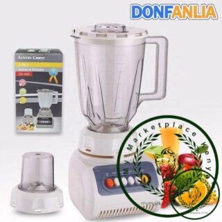 DONFANLIA DONFANLIA Blender 2 In 1 Grinding Machine With Durable Motor 1.5L, Durable Stainless Steel Blades for Powerful Blending Performance, White