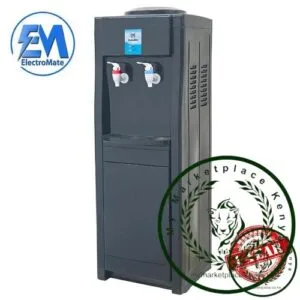 Em Water Dispenser Hot And Normal With Storage Cabinet Black Dispenser WD02 (1YR WRTY)