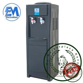 Em Water Dispenser Hot And Normal With Storage Cabinet Black Dispenser WD02 (1YR WRTY)