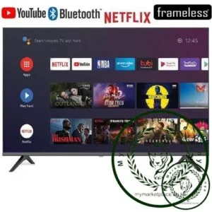 Vitron 43"inch -/BLUETOOTH TV/FHD Frameless Smart& Digital Android TV InbuiltDecoder/+14MONTHS WARRANTY