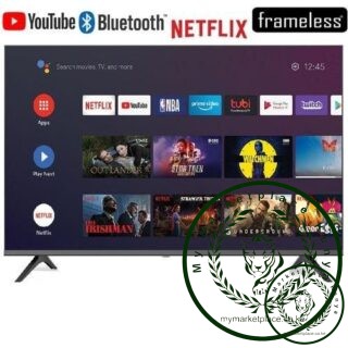 Vitron 43"inch -/BLUETOOTH TV/FHD Frameless Smart& Digital Android TV InbuiltDecoder/+14MONTHS WARRANTY