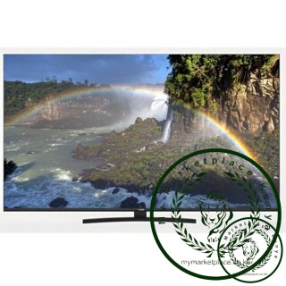 Lyons LST5503W 55 inch 4K UHD Frameless Android 14 Smart TV - WiFi, Netflix, YouTube, Miracast, HDMI, Bluetooth - Black