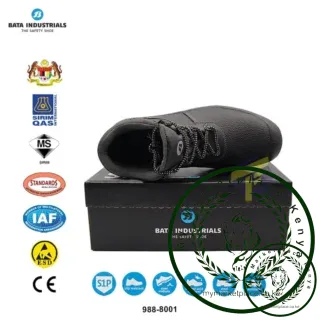 Original Bata Low Cut Lace Up Black Bata Industrials 988-8001 Drury Safety Boots