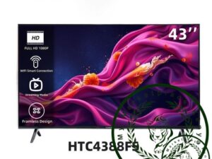 Vitron HTC4388FS - 43" Smart Android Frameless TV - Black (1YR WRTY)