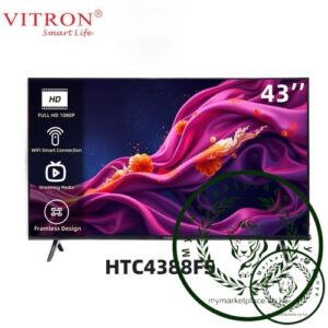 Vitron HTC4388FS - 43" Smart Android Frameless TV - Black (1YR WRTY)
