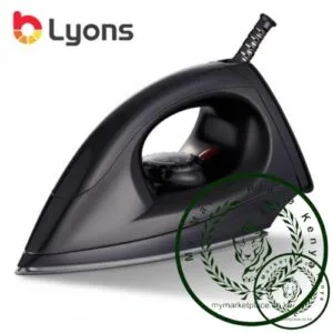 Lyons AN-2005 Electric Dry Iron Box 10s HEAT UP- 1000W Black(1YR WRTY)