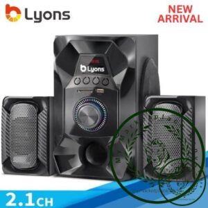 Lyons LYS2404 2.1CH Multimedia Speaker System Home Theatrer SubWoofer with BT(1YR WRTY)