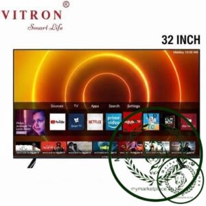 Vitron HTC3288QS, 32 inch QLED Smart Android TV, QLED Smart TV, Android TV, Q LED - Black (1YR WRTY)