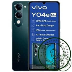 Vivo Y04e 4G, 6.74", 4GB RAM + 64GB Storage (Dual SIM), 5500mAh - Green