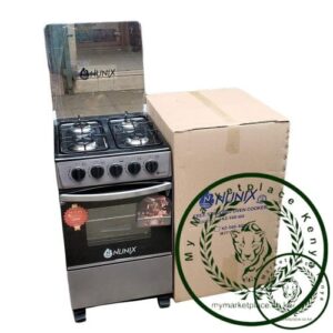 Nunix Free Standing Cooker 50*55 4-Gas Oven Cooker (WLD-560-GO)