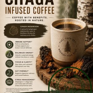 Coffee infused with mushrooms 125g