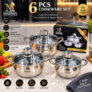 6pcs marwa cookware