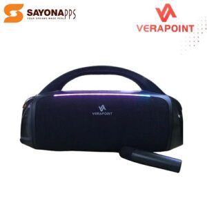 Sayona Verapoint BoomVibe Portable Speakers with Wireless Microphone