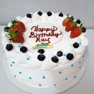 Vanilla Bluestraw Cake