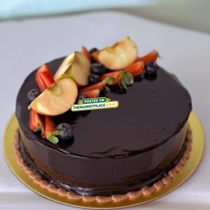 Chocolate Mirror Luxe Cake