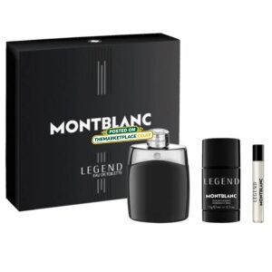 Mont Blanc Legend EDT 3-Piece Gift Set For Men With Mini perfume & Stick Deodorant