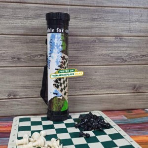 Portable Roll-Up Chess Set (Travel Friendly)